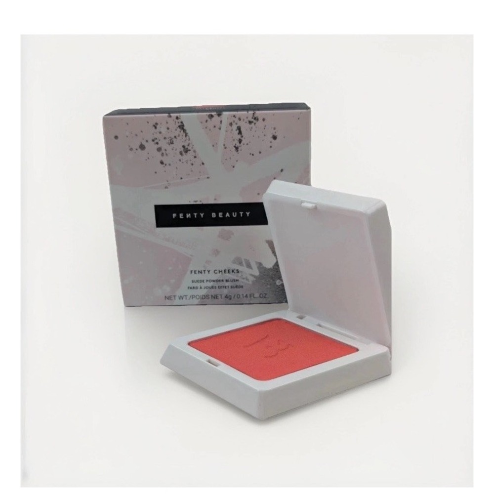 Fenty Beauty Cheeks Suede Powder Blush LOLLY POPPY 03 4g Waterproof NIB NEW